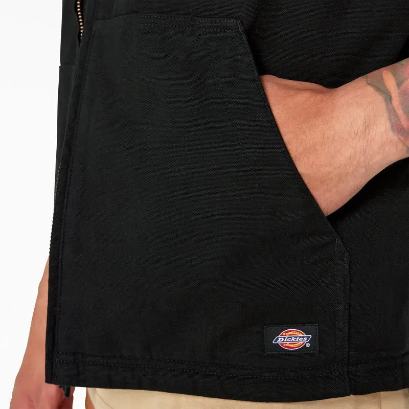 Duck Canvas High Pile Fleece Lined Vest Duck Canvas High Pile Fleece Lined Vest