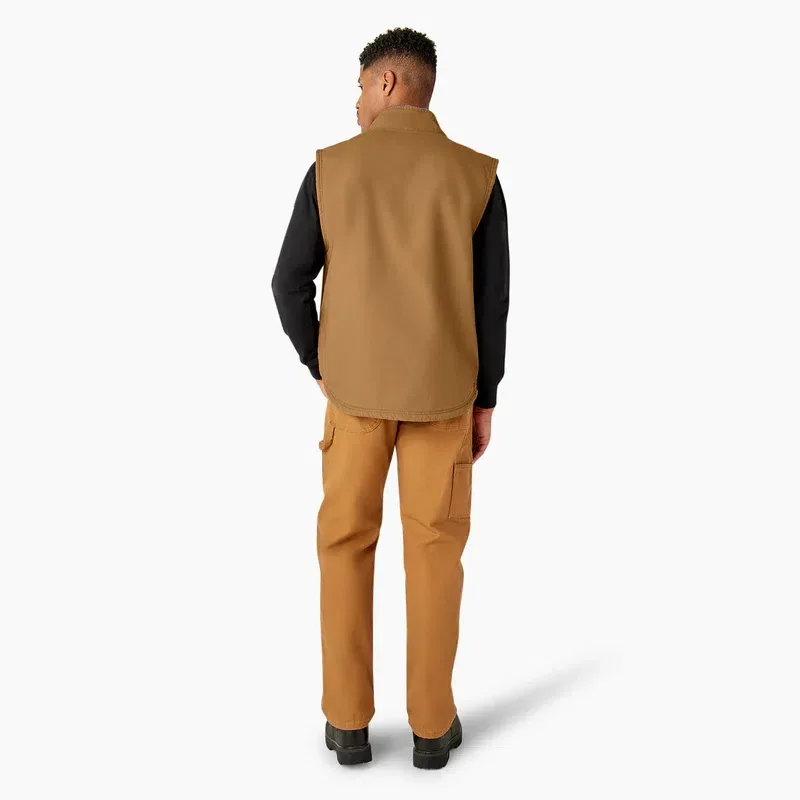 Duck Canvas High Pile Fleece Lined Vest Duck Canvas High Pile Fleece Lined Vest