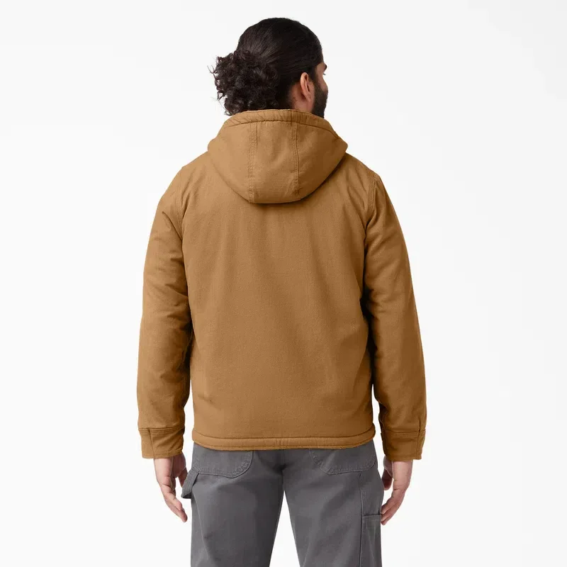 Duck High Pile Fleece Lined Hooded Jacket Duck High Pile Fleece Lined Hooded Jacket