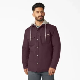 Duck Hooded Shirt Jacket