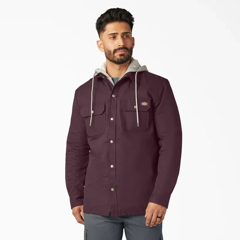 Duck Hooded Shirt Jacket Duck Hooded Shirt Jacket
