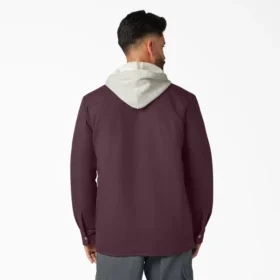 Duck Hooded Shirt Jacket