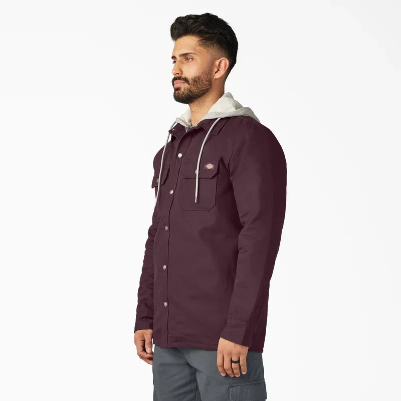 Duck Hooded Shirt Jacket Duck Hooded Shirt Jacket