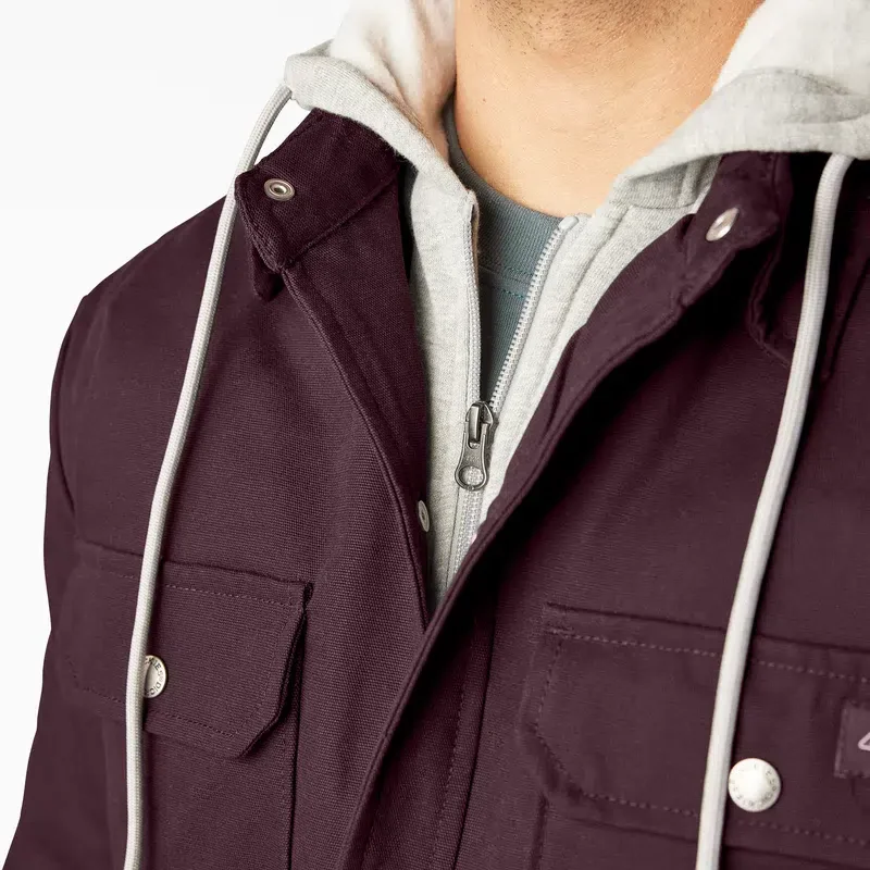 Duck Hooded Shirt Jacket Duck Hooded Shirt Jacket