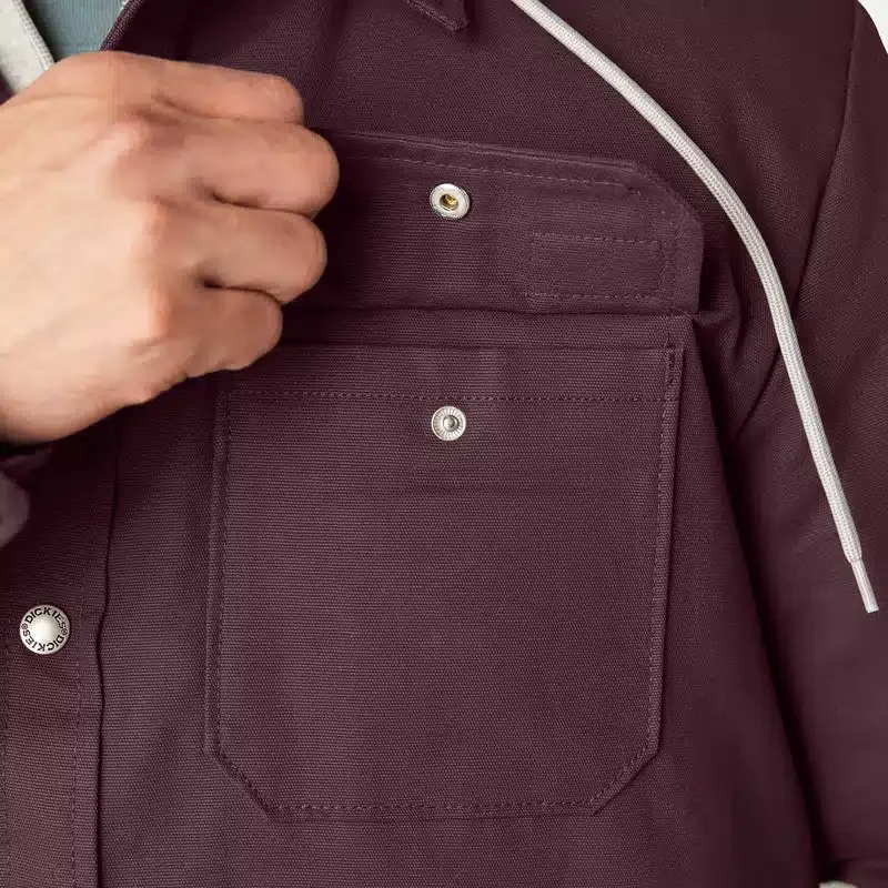 Duck Hooded Shirt Jacket Duck Hooded Shirt Jacket