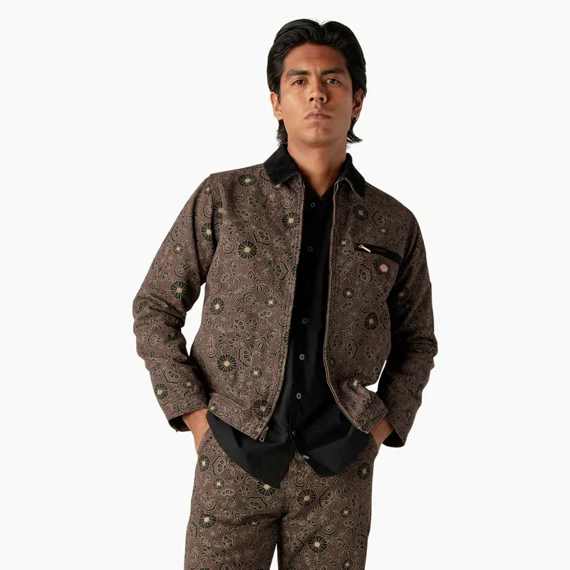 Ellis Floral Print Duck Canvas Jacket Ellis Floral Print Duck Canvas Jacket