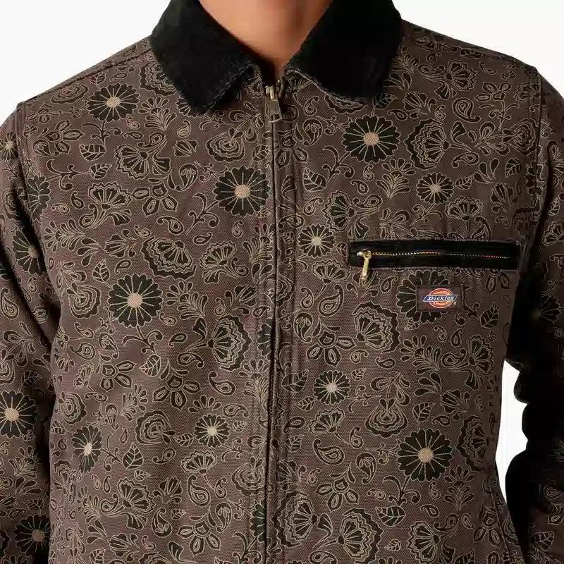 Ellis Floral Print Duck Canvas Jacket Ellis Floral Print Duck Canvas Jacket