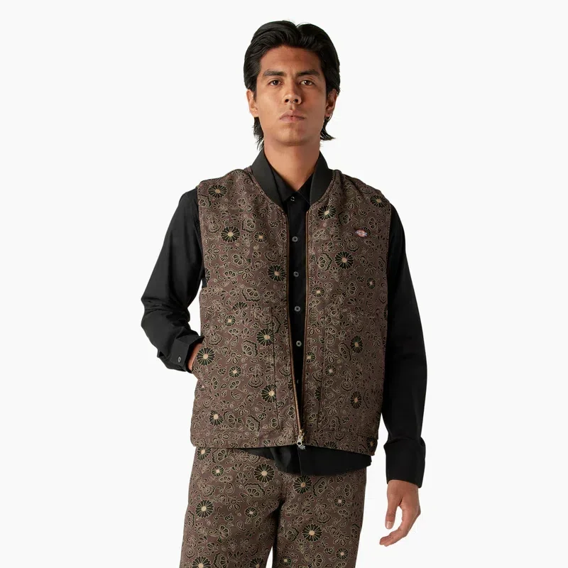 Ellis Floral Print Reversible Vest Ellis Floral Print Reversible Vest