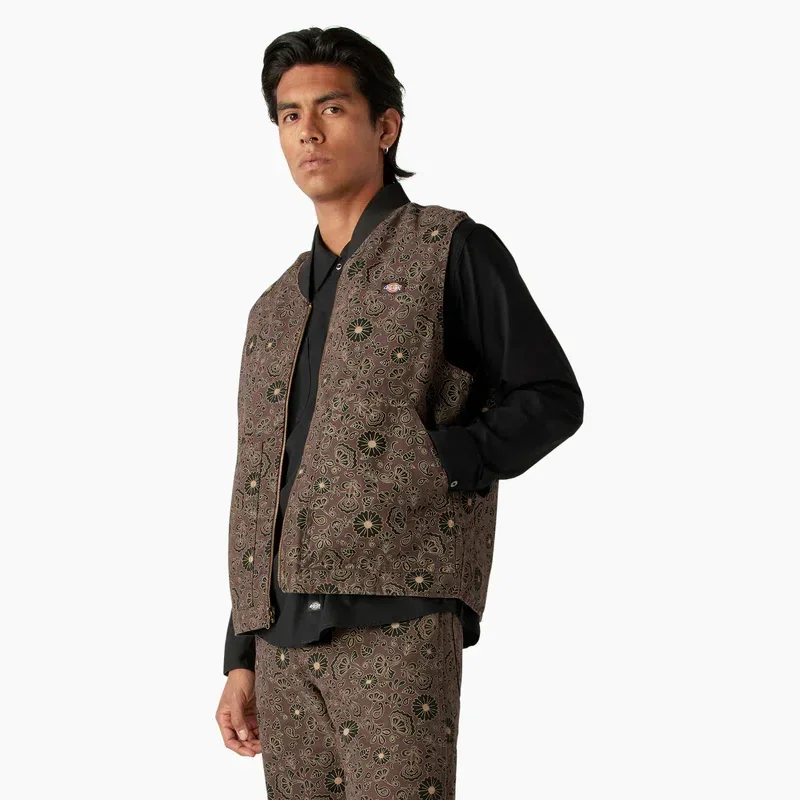 Ellis Floral Print Reversible Vest Ellis Floral Print Reversible Vest