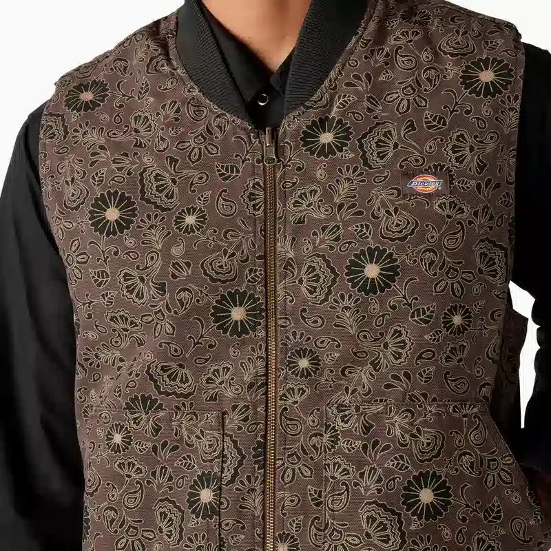 Ellis Floral Print Reversible Vest Ellis Floral Print Reversible Vest