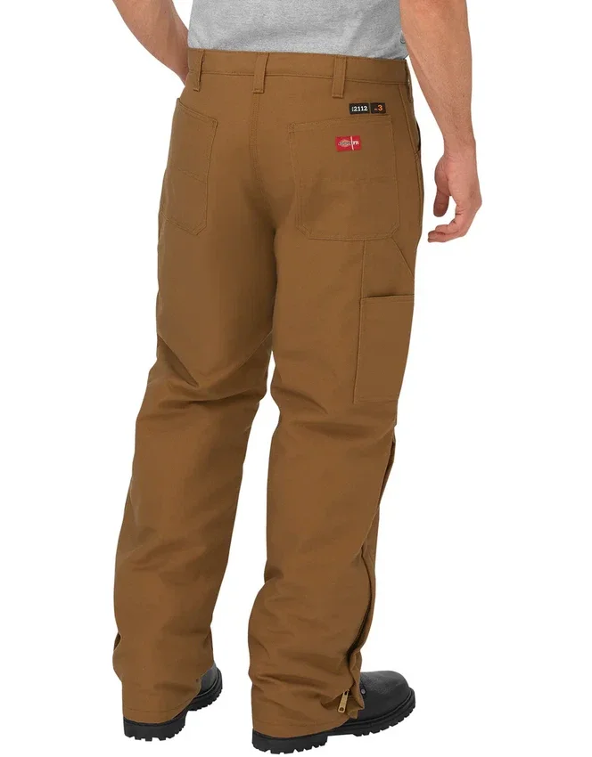 Flame-Resistant Relaxed Fit Straight Leg Insulated Duck Pants Flame-Resistant Relaxed Fit Straight Leg Insulated Duck Pants