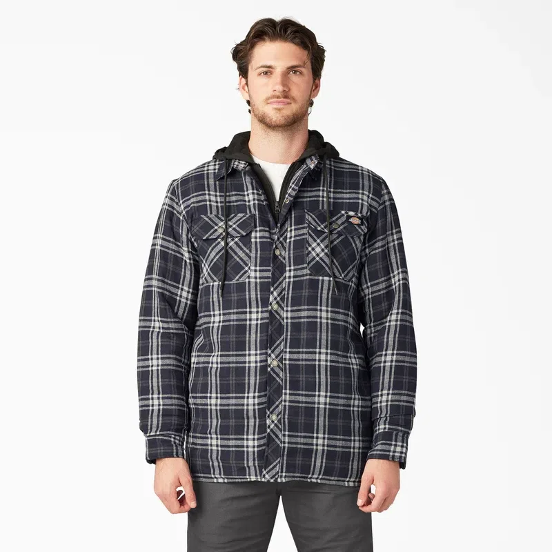 Flannel Hooded Shirt Jacket Flannel Hooded Shirt Jacket