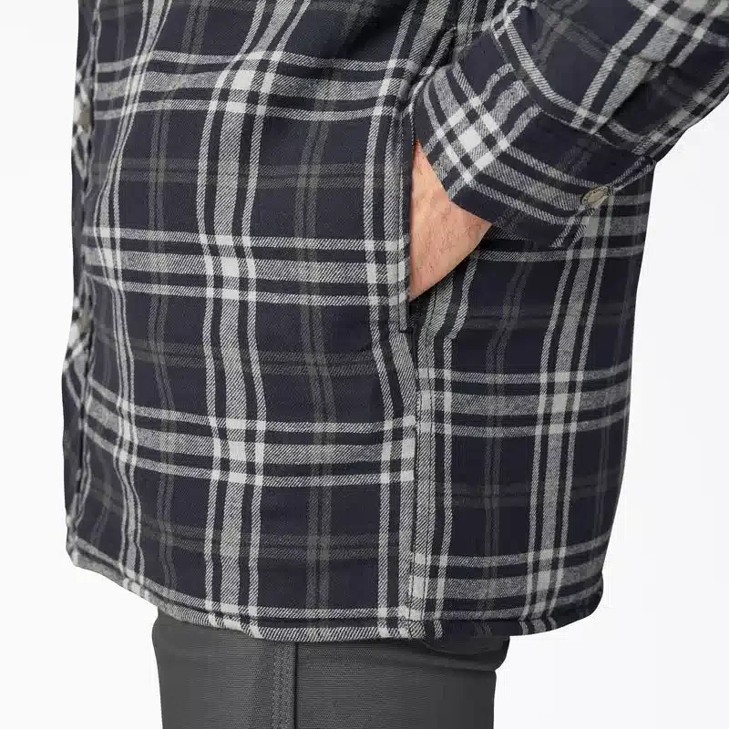 Flannel Hooded Shirt Jacket Flannel Hooded Shirt Jacket