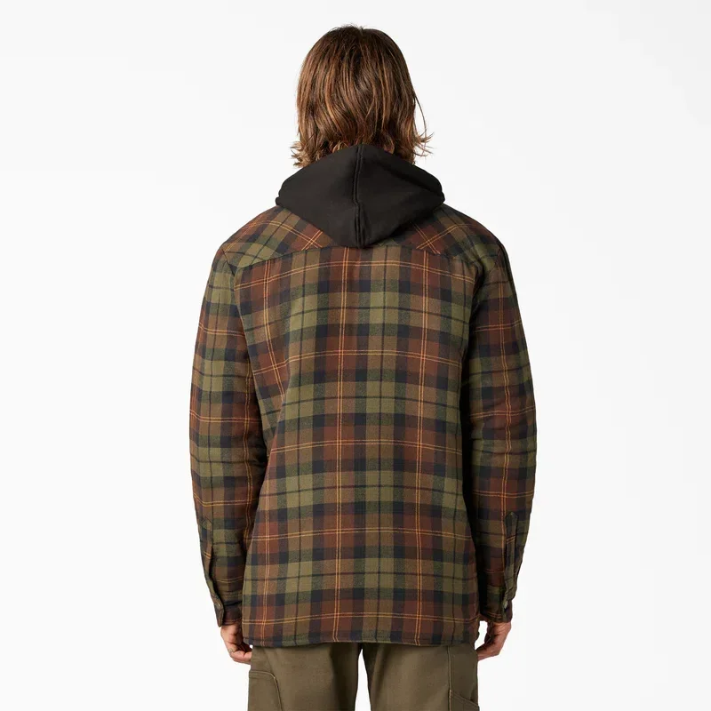 Flannel Hooded Shirt Jacket Flannel Hooded Shirt Jacket