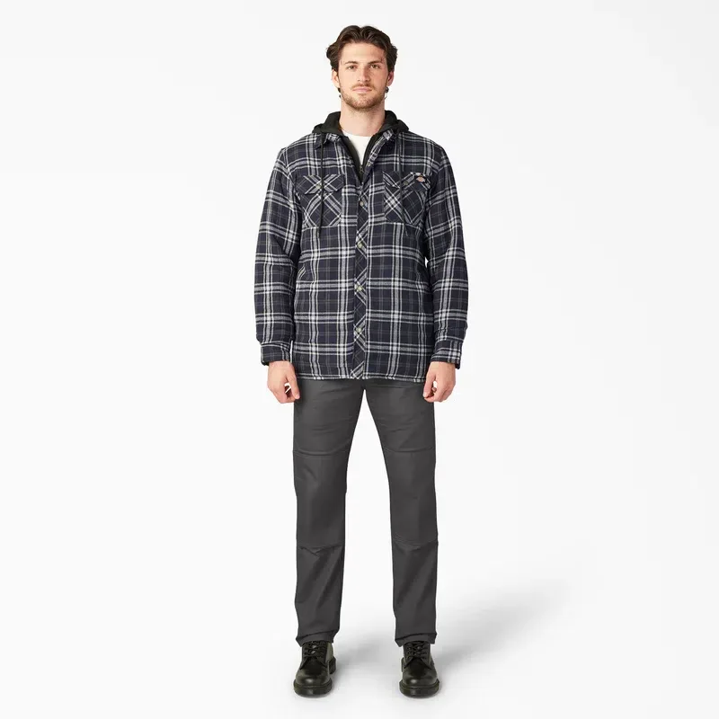 Flannel Hooded Shirt Jacket Flannel Hooded Shirt Jacket