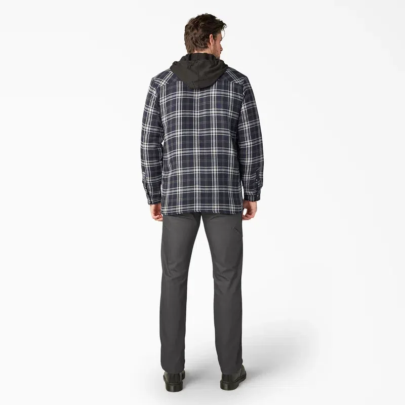 Flannel Hooded Shirt Jacket Flannel Hooded Shirt Jacket
