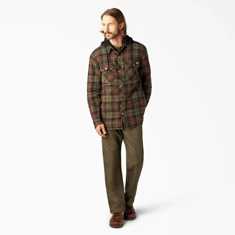 Flannel Hooded Shirt Jacket Flannel Hooded Shirt Jacket