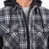 Flannel Hooded Shirt Jacket Flannel Hooded Shirt Jacket