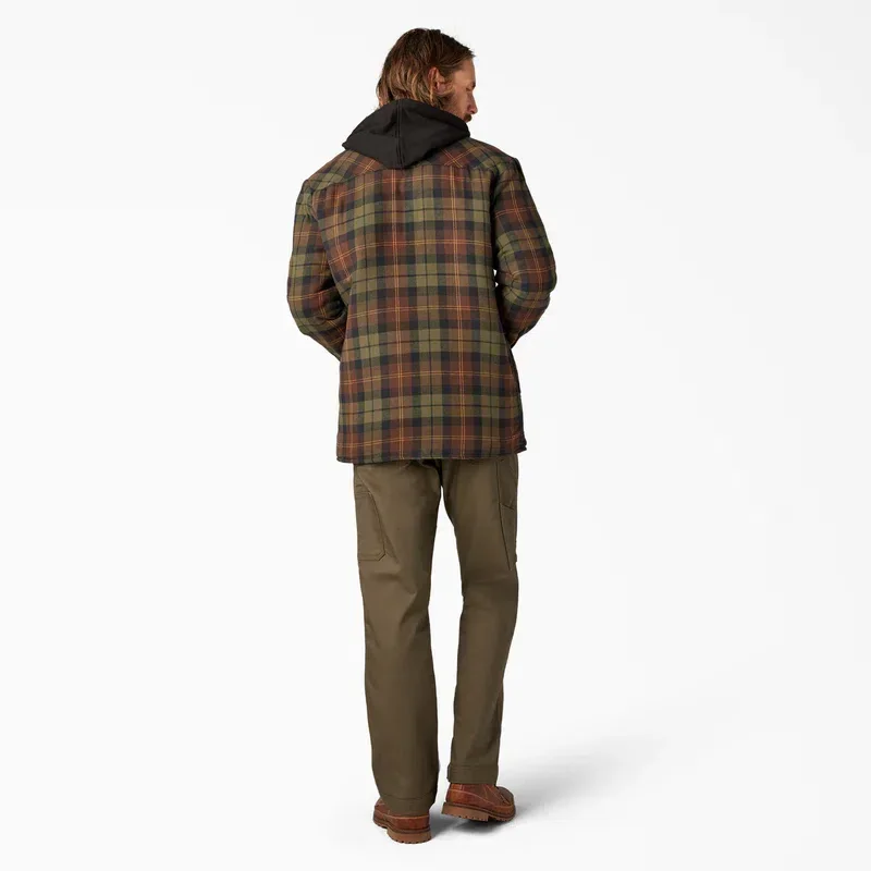 Flannel Hooded Shirt Jacket Flannel Hooded Shirt Jacket