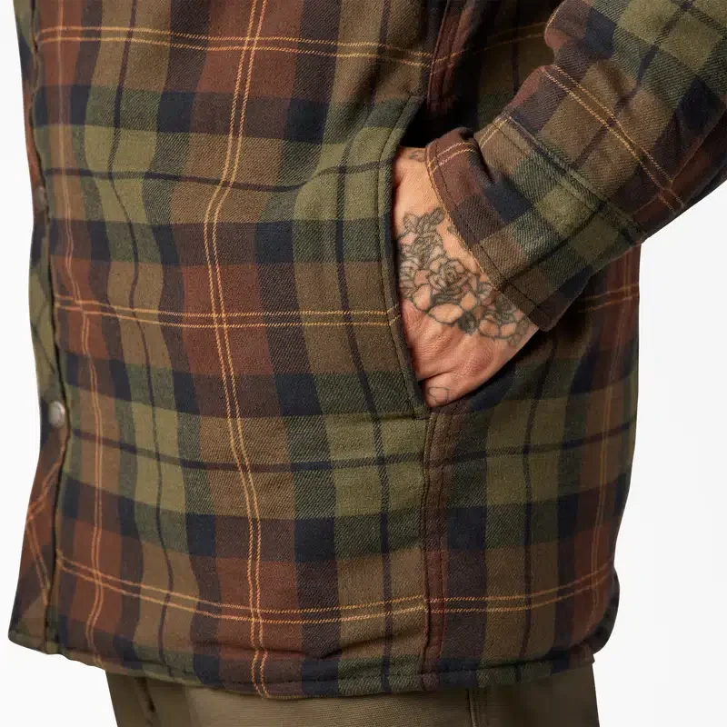 Flannel Hooded Shirt Jacket Flannel Hooded Shirt Jacket