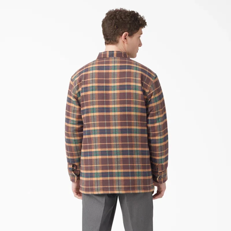 Flannel Quilted Lined Shirt Jacket Flannel Quilted Lined Shirt Jacket