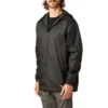 Fleece Lined Nylon Hooded Jacket