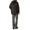 Fleece Lined Nylon Hooded Jacket