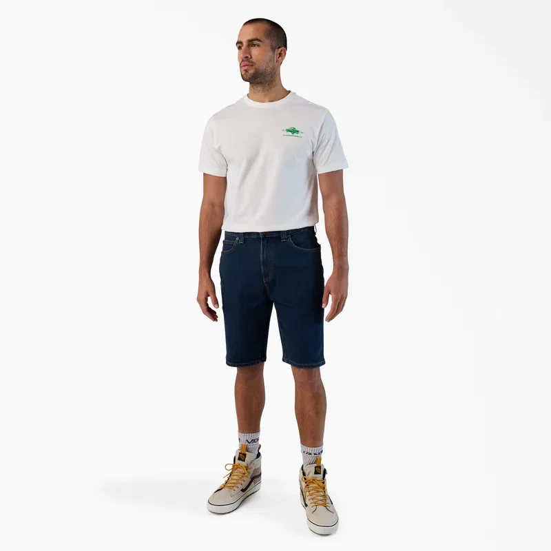 Flex 5-Pocket Denim Shorts, 11″ Flex 5-Pocket Denim Shorts, 11″