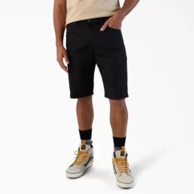 Flex 5-Pocket Duck Canvas Shorts, 11″