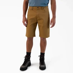 Flex 5-Pocket Duck Canvas Shorts, 11″