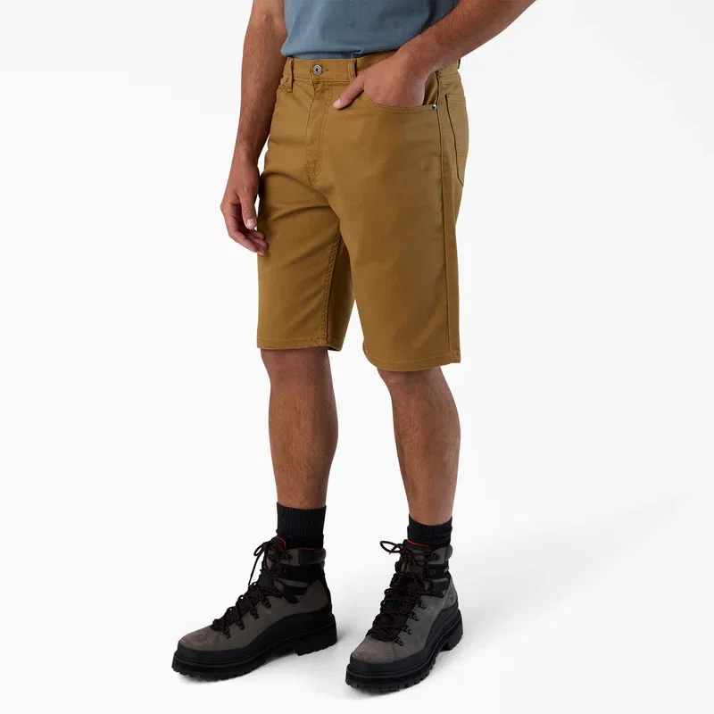 Flex 5-Pocket Duck Canvas Shorts, 11″ Flex 5-Pocket Duck Canvas Shorts, 11″