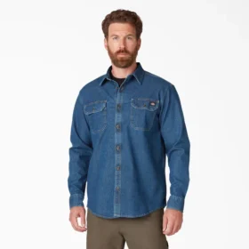 Flex Denim Long Sleeve Shirt