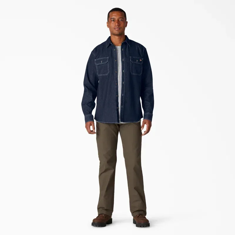 Flex Denim Long Sleeve Shirt Flex Denim Long Sleeve Shirt