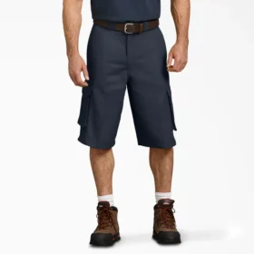 Flex Loose Fit Cargo Work Shorts, 13″