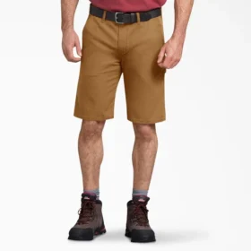 Flex Regular Fit Duck Carpenter Shorts, 11″