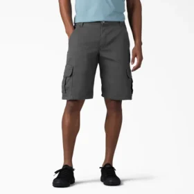 Flex Relaxed Fit Duck Cargo Shorts, 11″