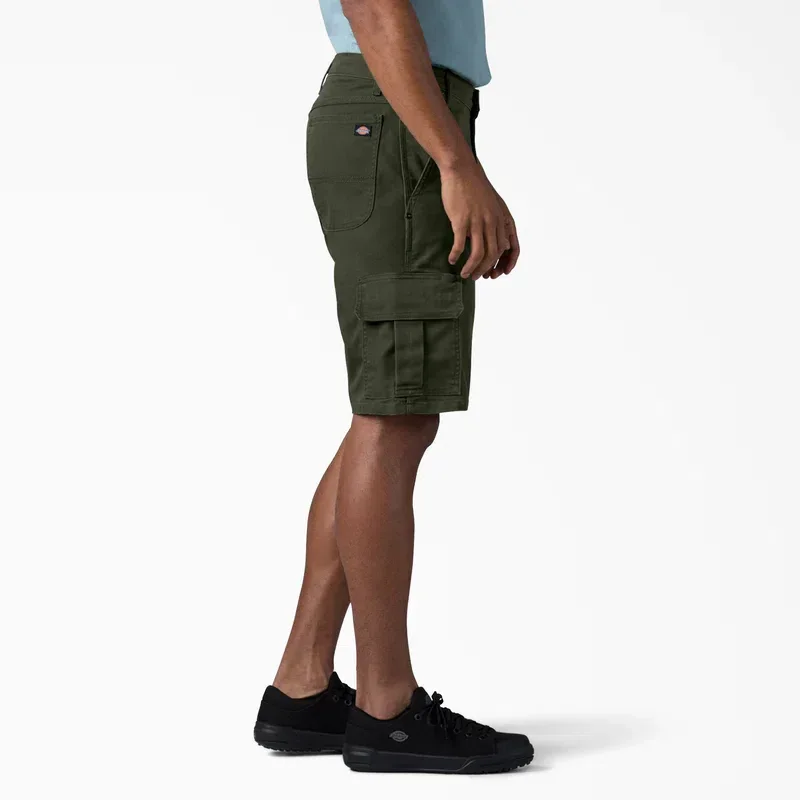 Flex Relaxed Fit Duck Cargo Shorts, 11″ Flex Relaxed Fit Duck Cargo Shorts, 11″