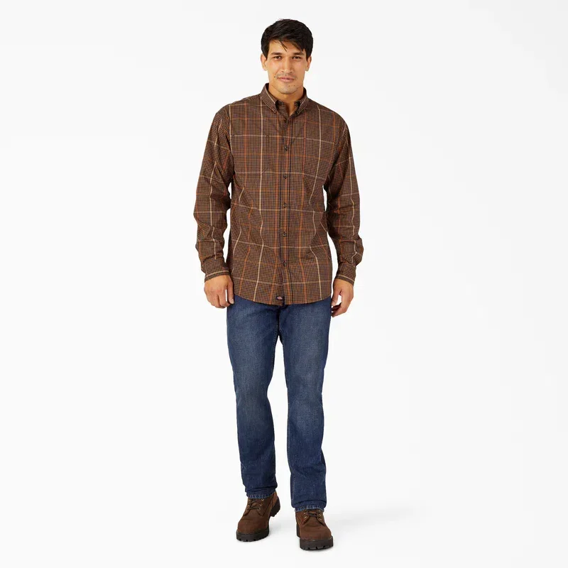 Flex Relaxed Fit Long Sleeve Plaid Shirt Flex Relaxed Fit Long Sleeve Plaid Shirt