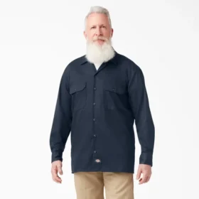 Flex Relaxed Fit Long Sleeve Work Shirt