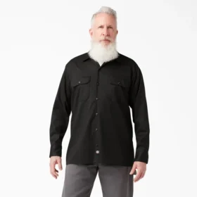 Flex Relaxed Fit Long Sleeve Work Shirt