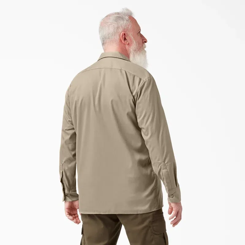 Flex Relaxed Fit Long Sleeve Work Shirt Flex Relaxed Fit Long Sleeve Work Shirt
