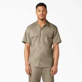 Flex Relaxed Fit Short Sleeve Work Shirt