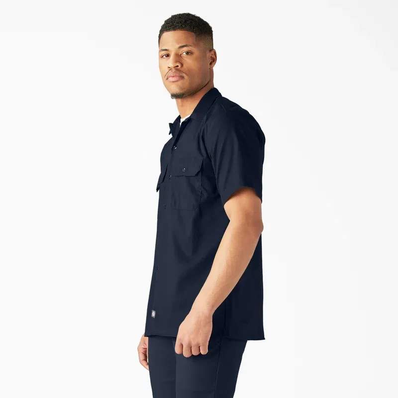 Flex Relaxed Fit Short Sleeve Work Shirt Flex Relaxed Fit Short Sleeve Work Shirt