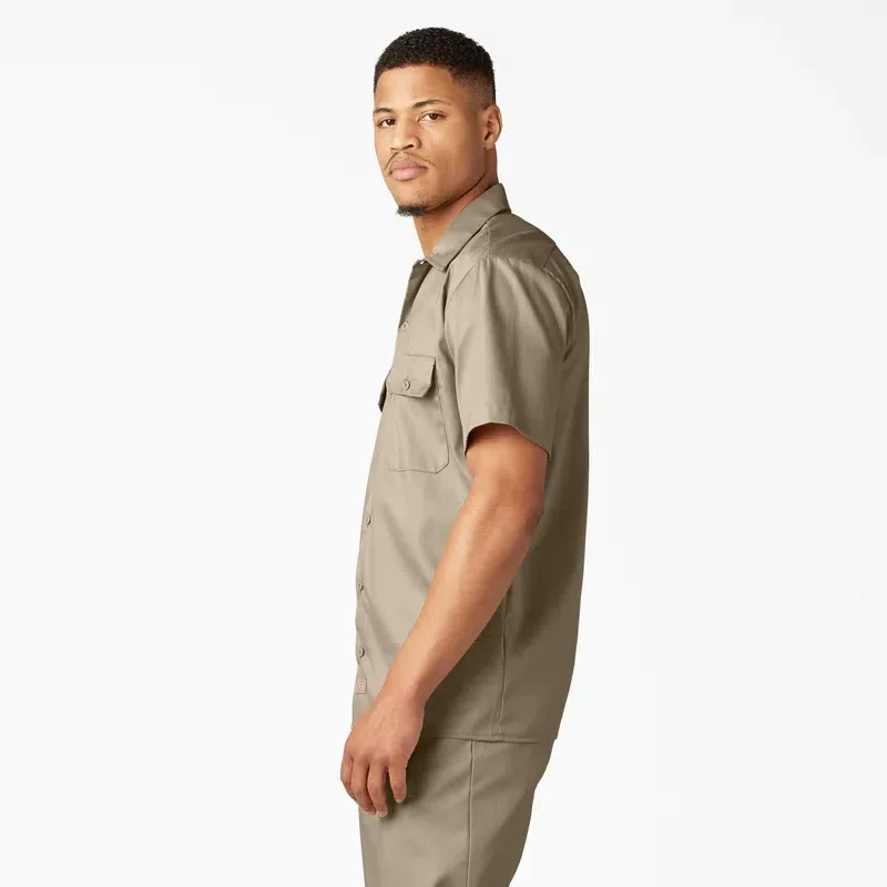 Flex Relaxed Fit Short Sleeve Work Shirt Flex Relaxed Fit Short Sleeve Work Shirt