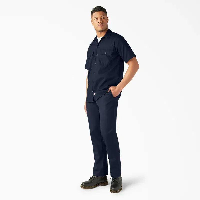 Flex Relaxed Fit Short Sleeve Work Shirt Flex Relaxed Fit Short Sleeve Work Shirt