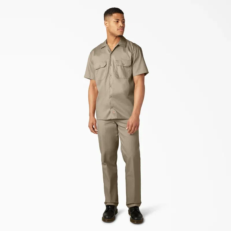 Flex Relaxed Fit Short Sleeve Work Shirt Flex Relaxed Fit Short Sleeve Work Shirt