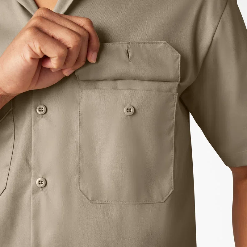 Flex Relaxed Fit Short Sleeve Work Shirt Flex Relaxed Fit Short Sleeve Work Shirt