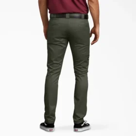Flex Skinny Fit Double Knee Work Pants