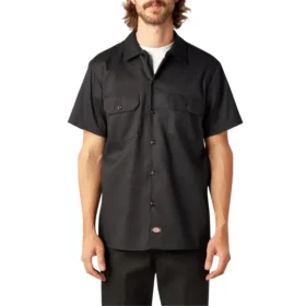 Flex Slim Fit Short Sleeve Work Shirt