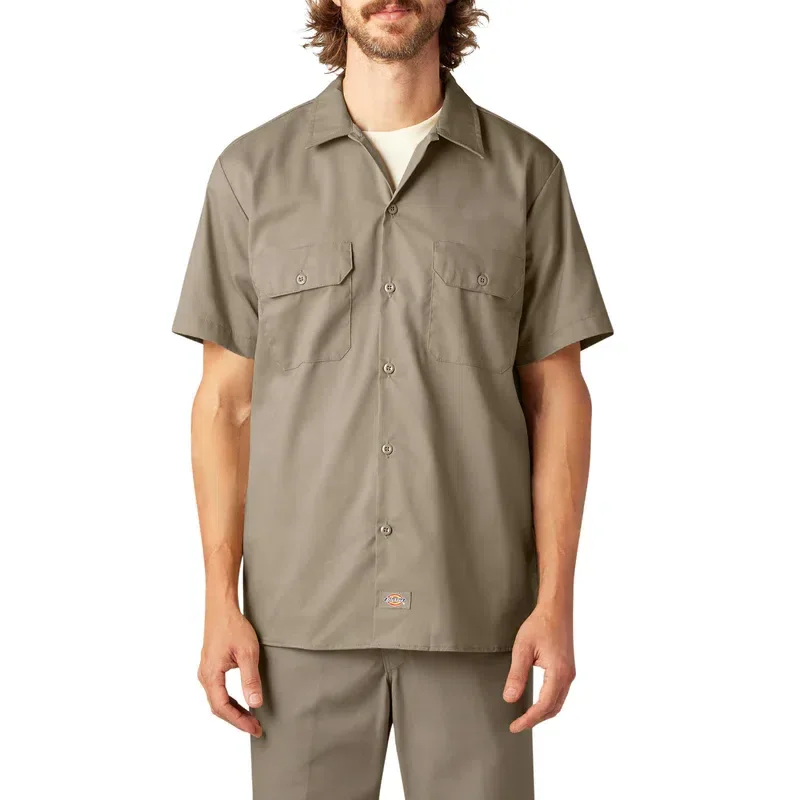 Flex Slim Fit Short Sleeve Work Shirt Flex Slim Fit Short Sleeve Work Shirt